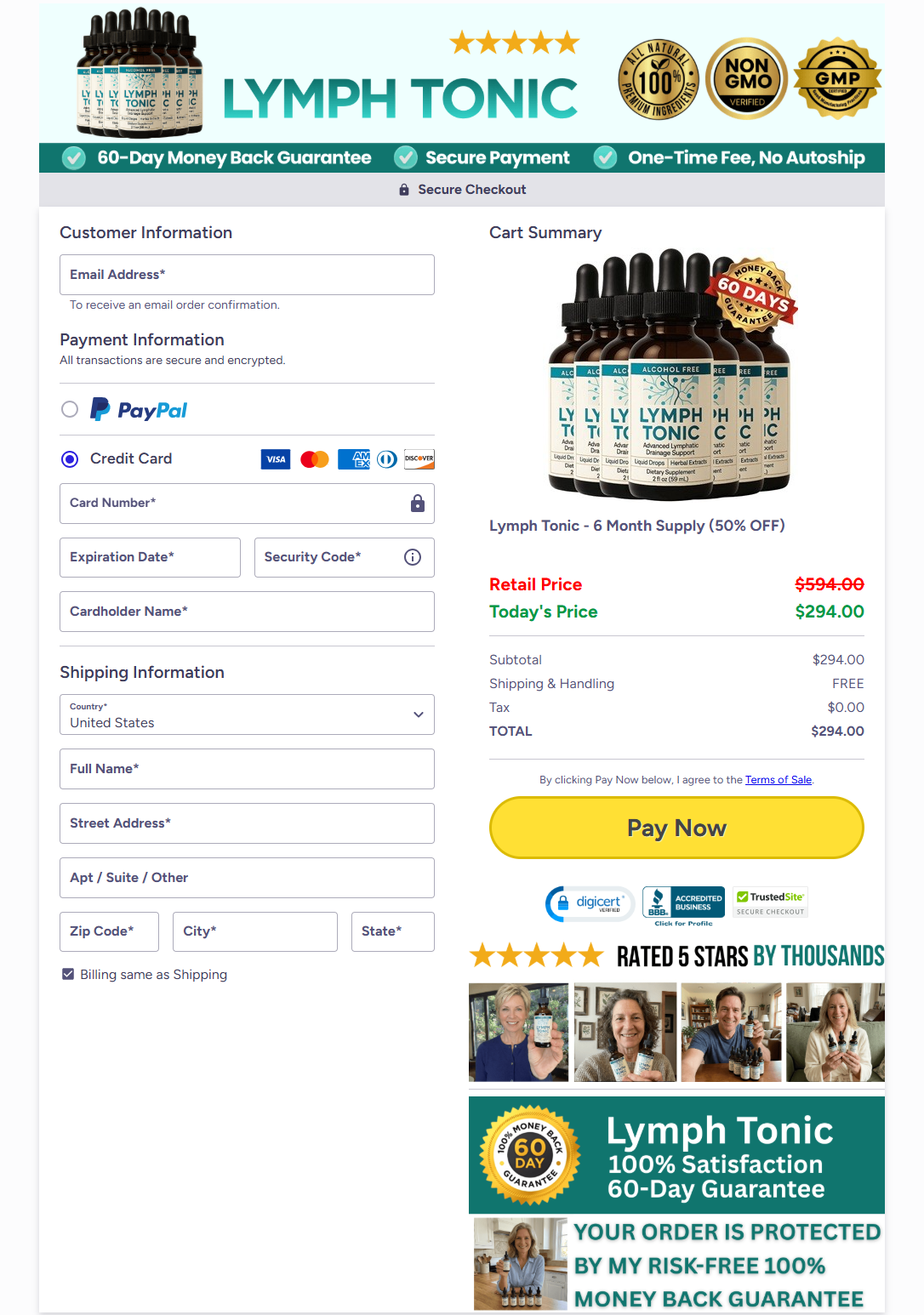 Checkout Lymph Tonic